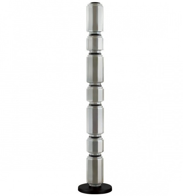 Торшер Odeon Light Jam Hightech ODL_EX24 35 5408/53FL 3000K 53W черный/дымчатый