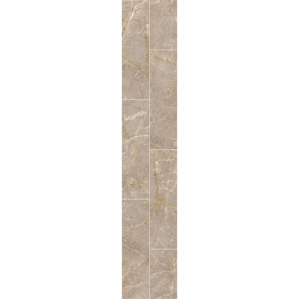 Панель стеновая ПВХ Панельпласт Ultra Marble Creamy motion 2700х250х8 мм