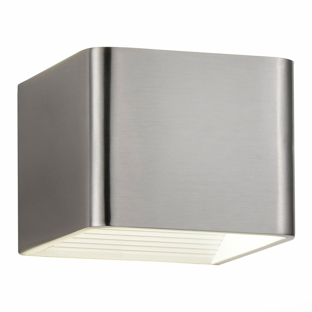 Светильник настенный ST Luce Grappa SL592.071.01 матовый никель белый LED 1х6W 4000K