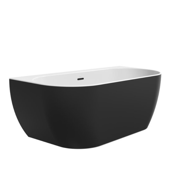 Ванна Ravak Freedom W XC00100027 166х80 см черная пристенная