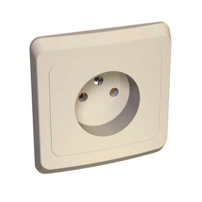 Розетка Schneider Electric Этюд PC16-002b одноместная белая