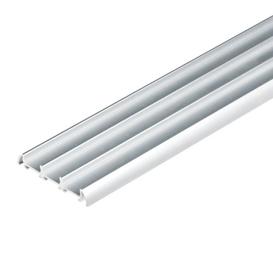 Накладной профиль для светодиодной ленты Uniel UFE-A08 Silver 200 Polybag