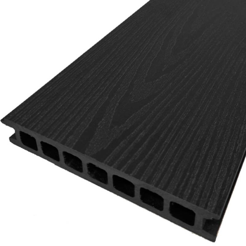 Доска террасная ДПК Deckorator 3D Универсальная антрацит 18х150 мм