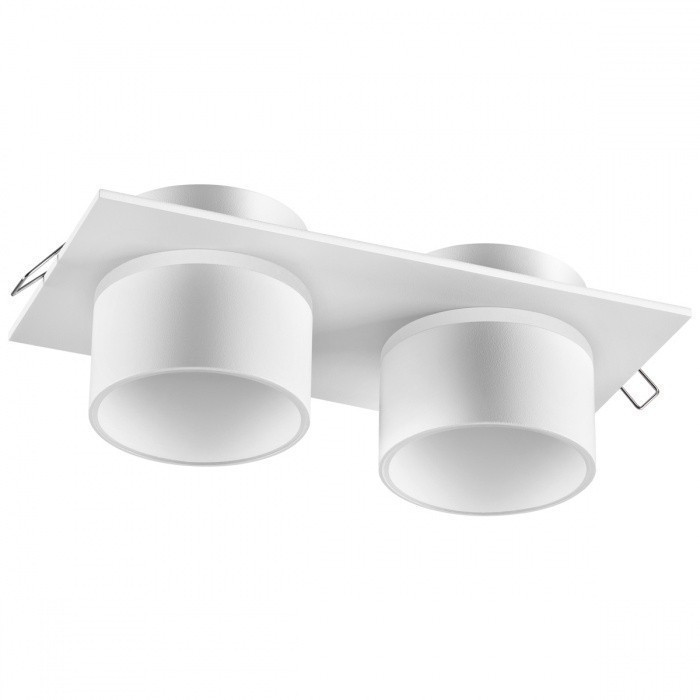 Светильник встраиваемый Novotech Lirio Spot NT21 319 370720 GU10 2х9W белый