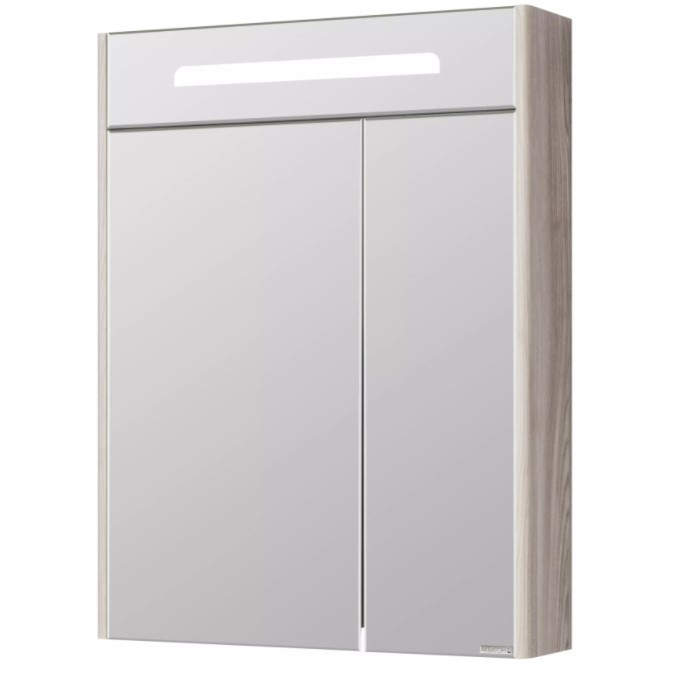 Зеркальный шкаф Акватон Сильва 60 дуб фьорд 1A216202SIW60
