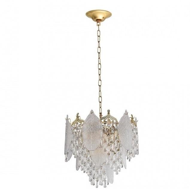 Люстра Odeon Light Tears Hall ODL24 511 5049/11 E14 11x40W золото/прозрачный