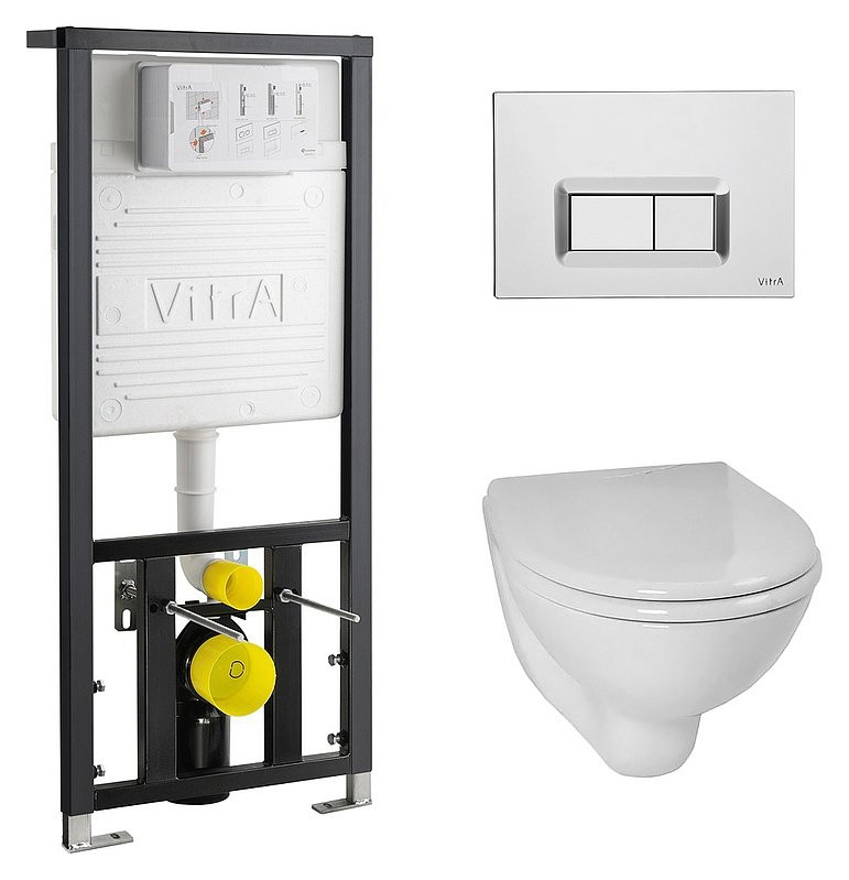 Унитаз подвесной Vitra Arkitekt 9005B003-7211 с инсталляцией