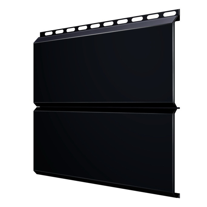 Сайдинг Grand Line Экобрус Velur X Ral 9005 резка