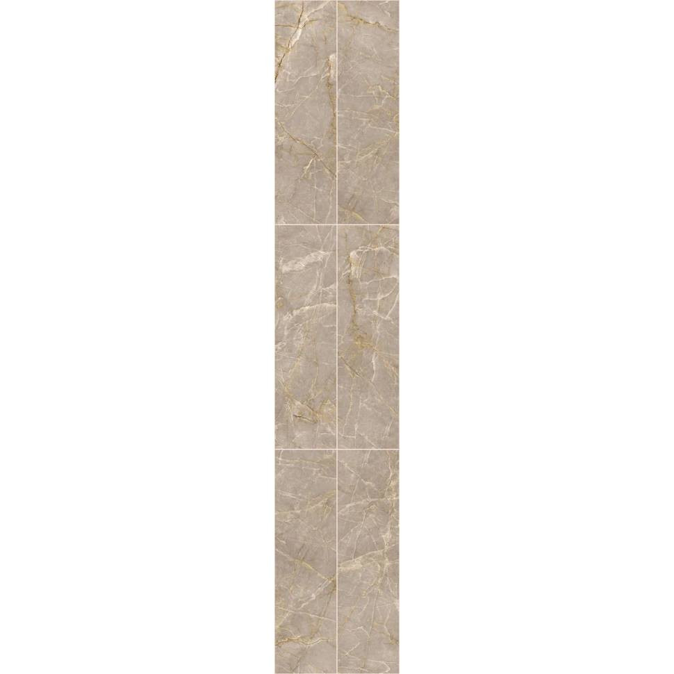 Панель стеновая ПВХ Панельпласт Ultra Marble Creamy straight 2700х250х8 мм