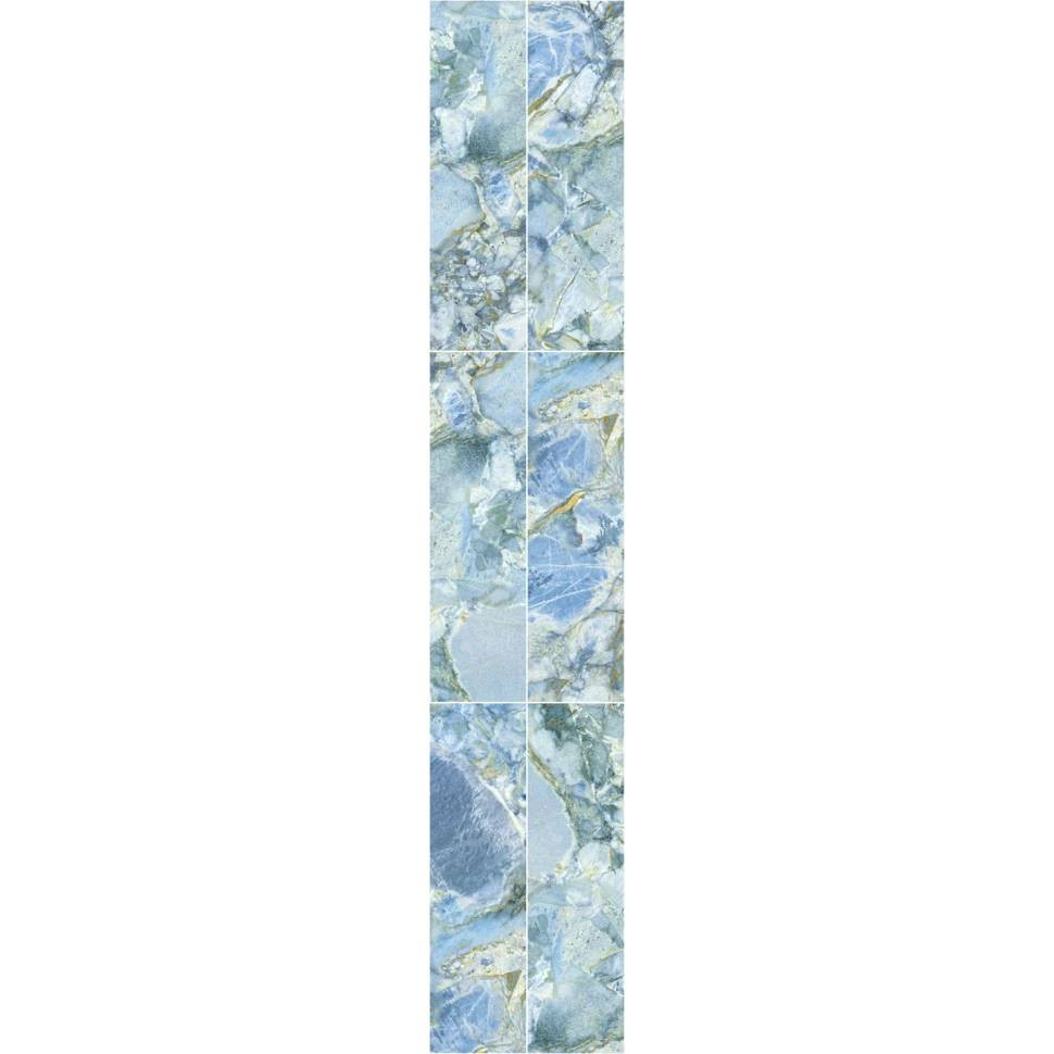 Панель стеновая ПВХ Панельпласт Ultra Marble Topaz straight 2700х250х8 мм