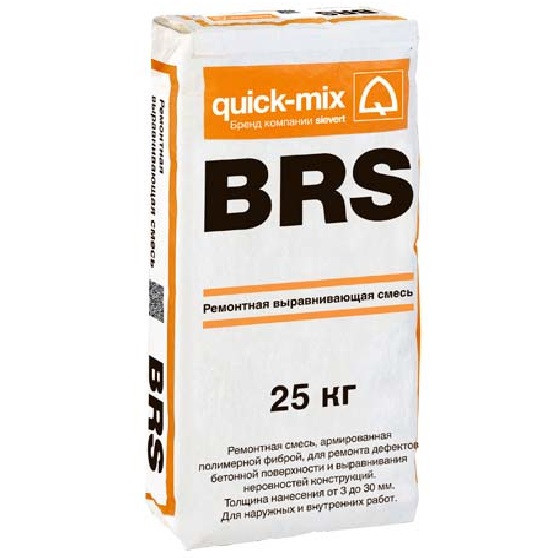 Смесь ремонтная выравнивающая Quick-Mix 25 кг