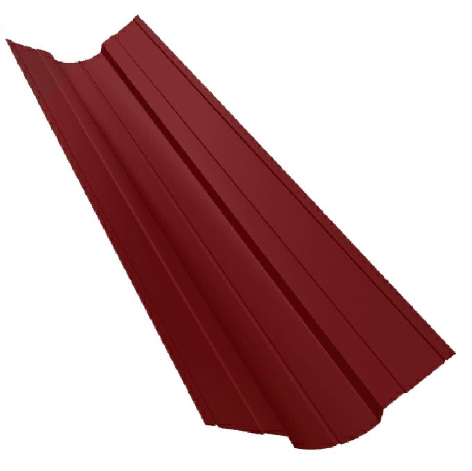 Ендова верхняя фигурная Grand Line Satin Ral 3011 100х100 мм резка