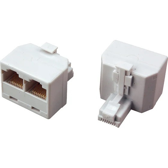 Переходник Rexant 06-0113-B LAN штекер 8Р8С (RJ-45) - 2 гнезда 8Р8С (RJ-45)