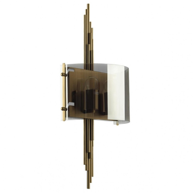 Бра Odeon Light Modern Margaret 4895/2WA ODL_EX23 37 80W бронзовый/дымчатый