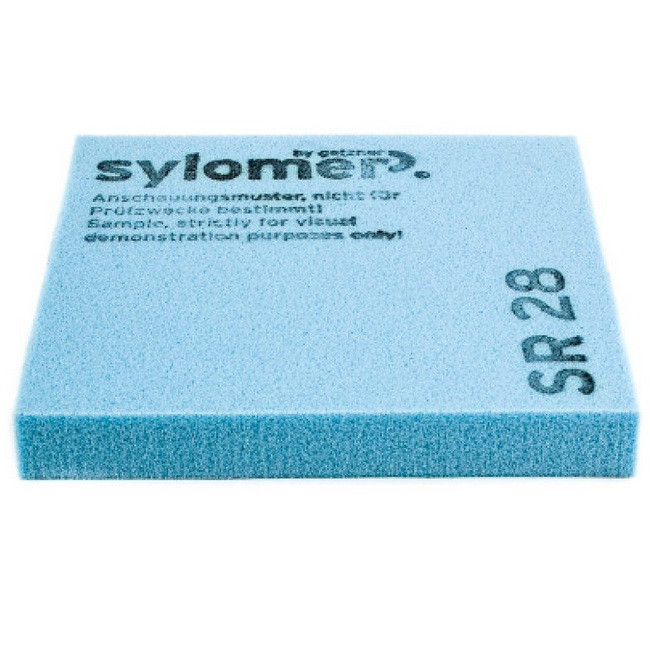 Виброизолирующий эластомер Sylomer SR 28 синий 1200х1500х25 мм