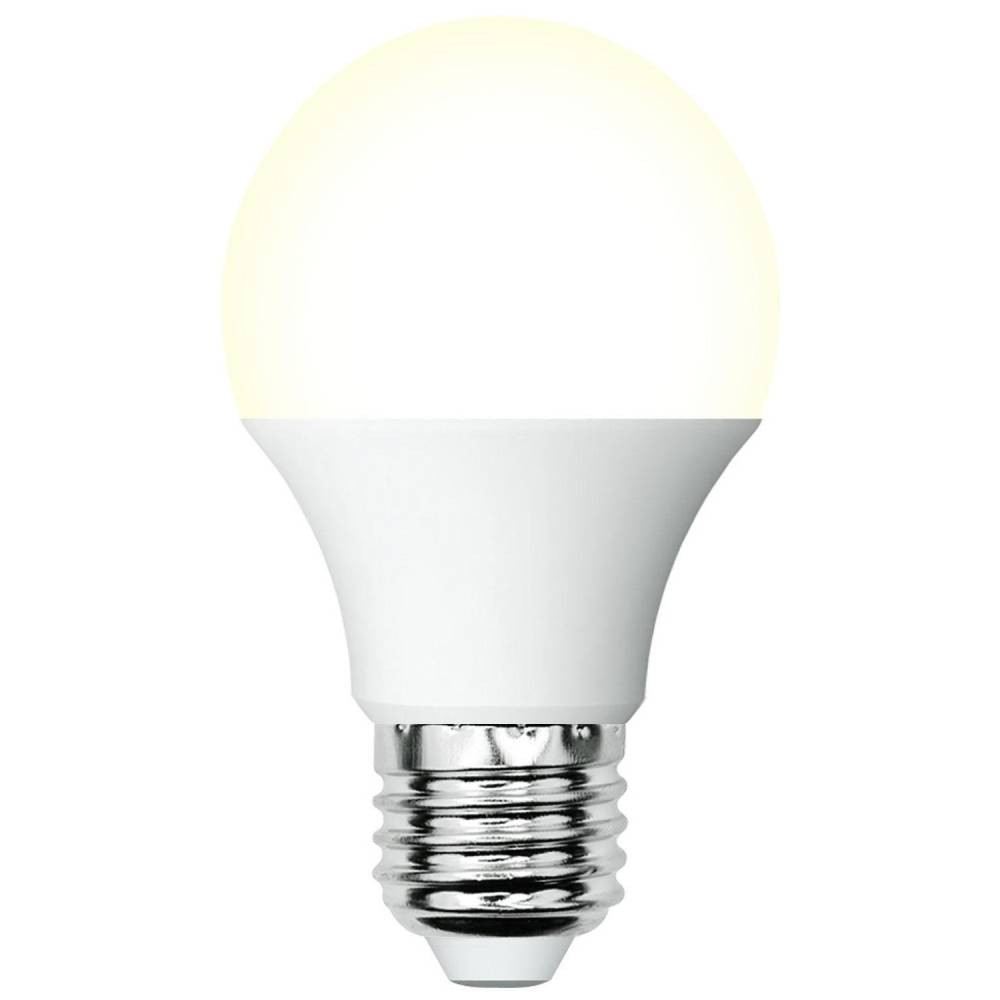 Лампа светодиодная Volpe LED-A60-7W/3000K/E27/FR/SLS форма A