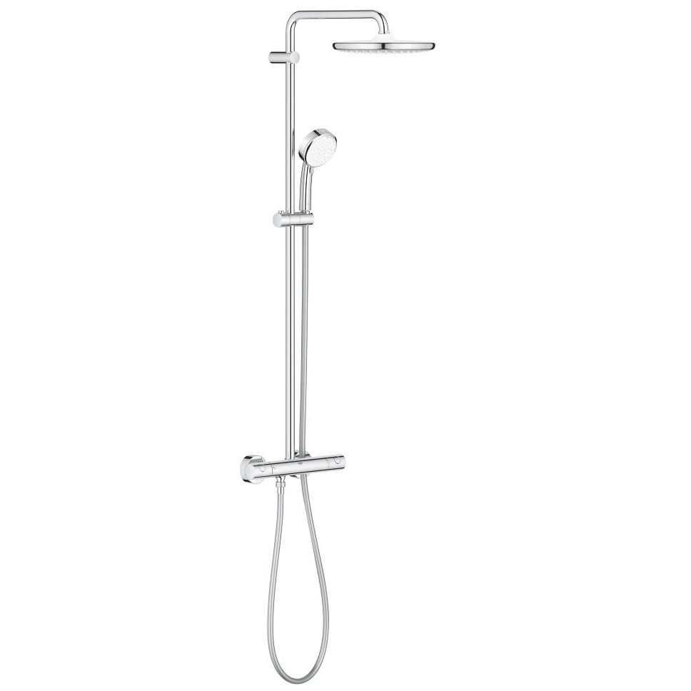 Душевая система Grohe Tempesta Cosmopolitan System 250 с термостатом хром 26670000