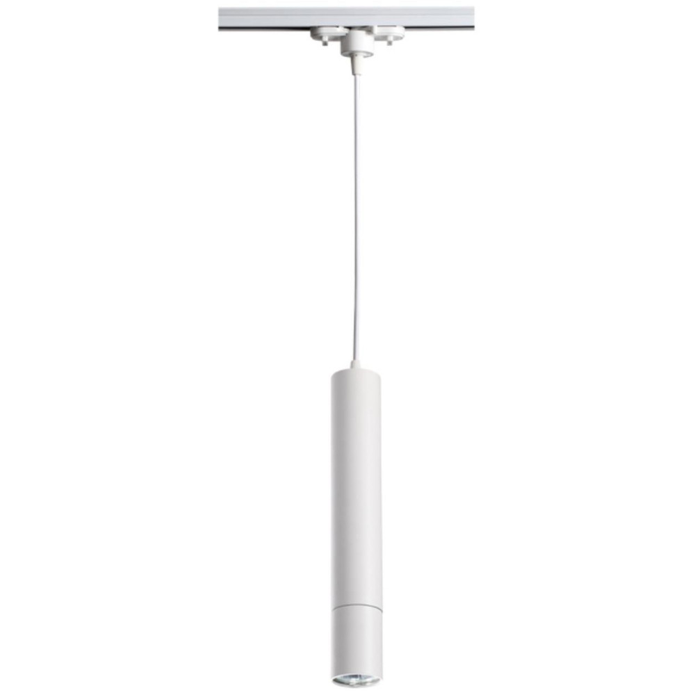Светильник трековый Novotech Pipe Port NT18 129 370400 однофазный трехжильный IP20 GU10 50W белый