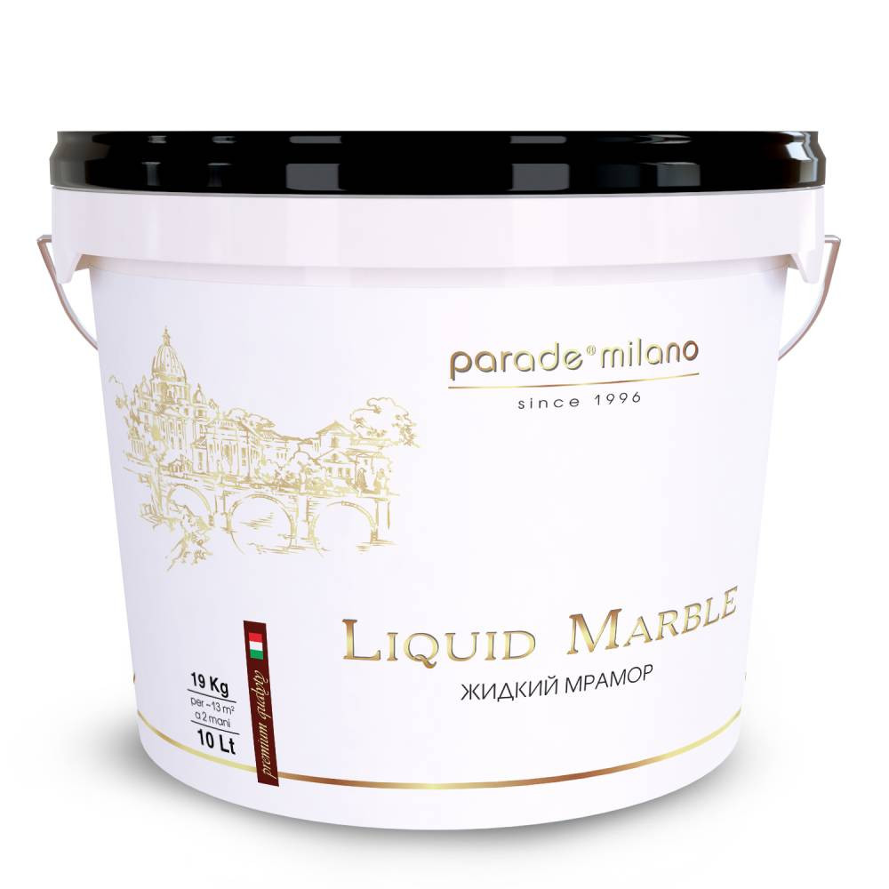 Штукатурка декоративная Parade Liquid Marble с эффектом мрамора 10 л