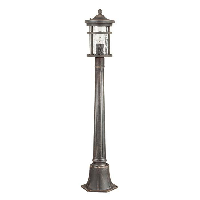 Светильник садово-парковый Odeon Light Virta 4044/1F Nature ODL 18 603 E27 60W коричневый патина