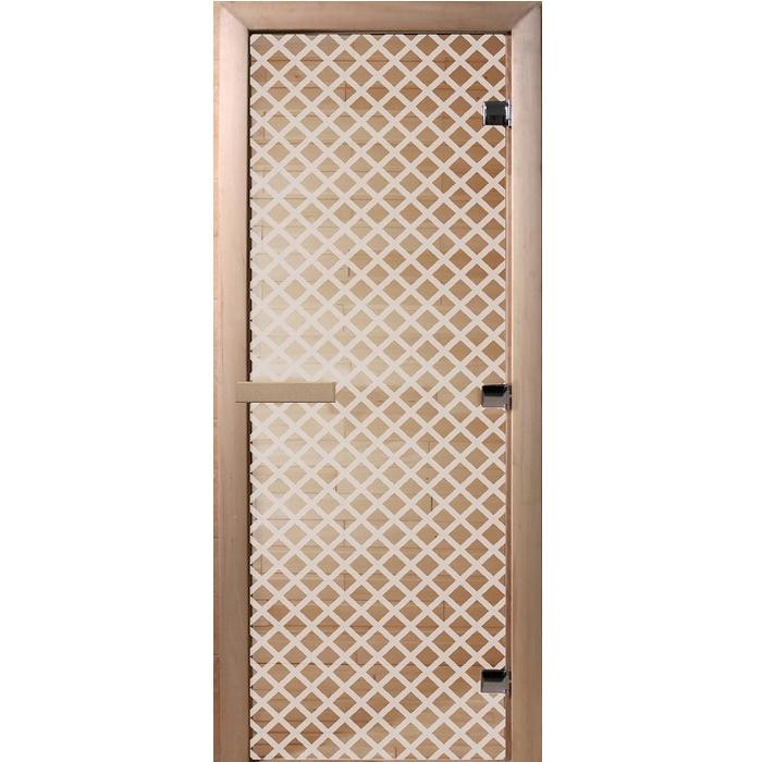 Дверь для бани Doorwood DW00982 700х1900 мм прозрачная Мираж