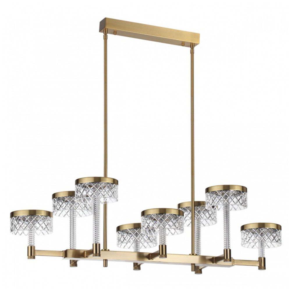 Люстра Odeon Light Fivre L-Vision ODL24 447 5032/48LA Led 48W 4000K античная бронза