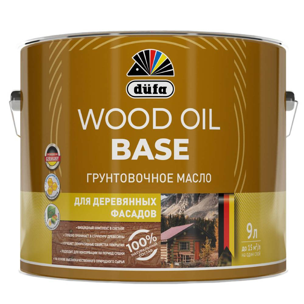 Масло грунтовочное Dufa Wood Oil Base 9 л