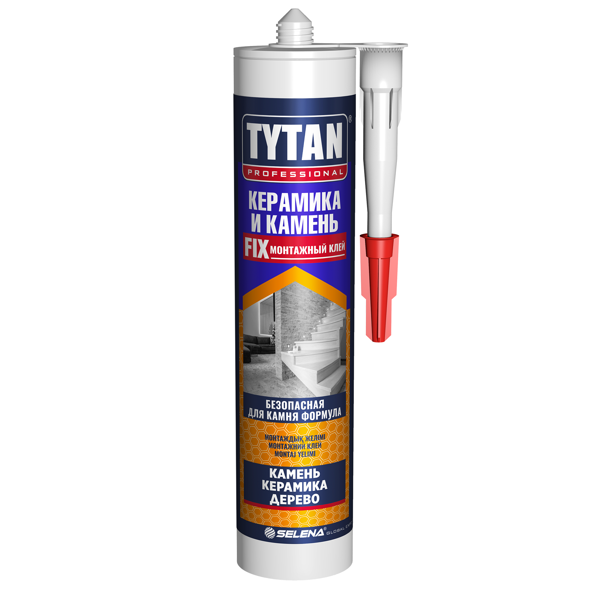 Клей монтажный Tytan Professional Керамика & Камень акриловый белый 310 мл
