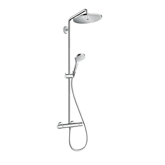Стойка душевая Hansgrohe Croma Select S 1 jet Showerpipe 26790000 с термостатом