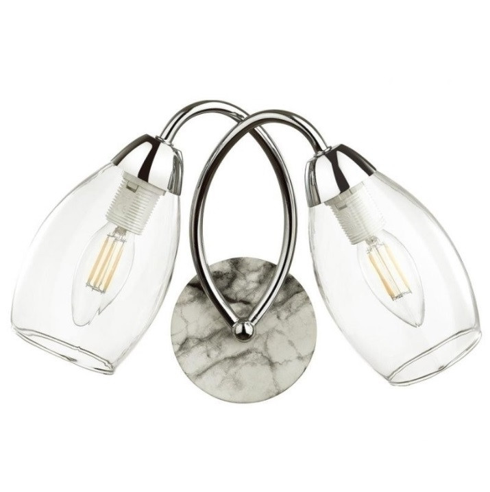 Бра Lumion Romeo Comfi LN21 047 4561/2W E14 2х40W хром