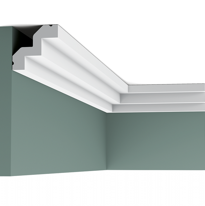 Карниз потолочный полиуретановый Orac Decor Luxxus C602 2000х50х53 мм