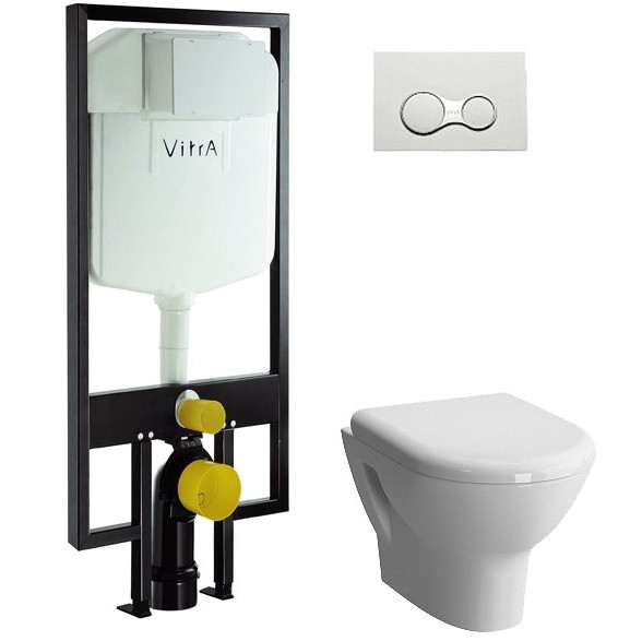 Унитаз подвесной Vitra Zentrum 9012B003-7206 с инсталляцией