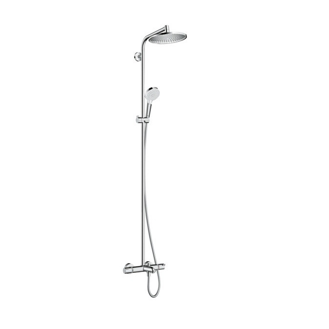 Стойка душевая Hansgrohe Crometta S 1 jet Showerpipe 27320000 с термостатом