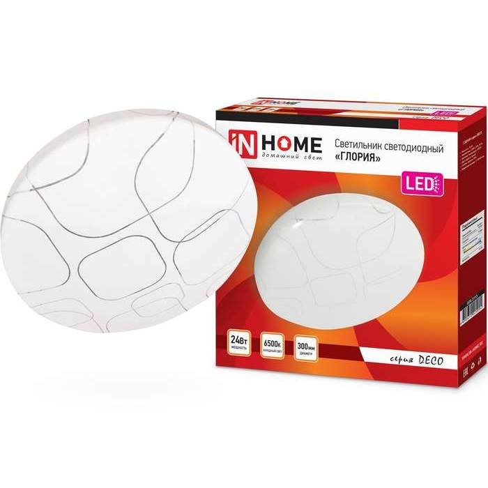 Светильник светодиодный In Home Deco Глория 4690612025094 24Вт 230В 6500К