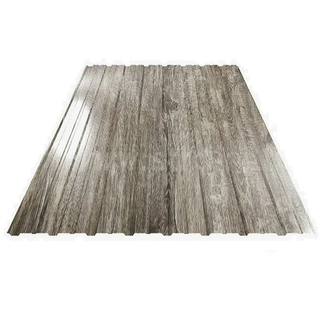 Профнастил С8 Grand Line Colority Print Elite 0,45 мм Nordic Wood Twin Color
