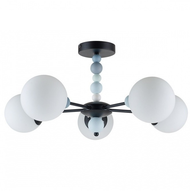 Люстра потолочная Lumion Sunday Moderni LN23 101 6526/5C E14 5x40W черный