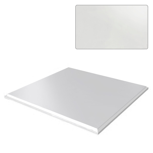 Потолок кассетный Cesal Standart Tegular K90 Белый матовый 3306 595х595 мм