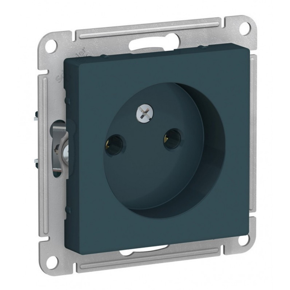 Механизм розетки Schneider Electric AtlasDesign ATN000841 16А Изумруд