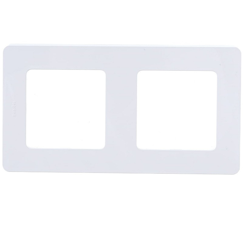Рамка Legrand Inspiria 673940 двухместная белая