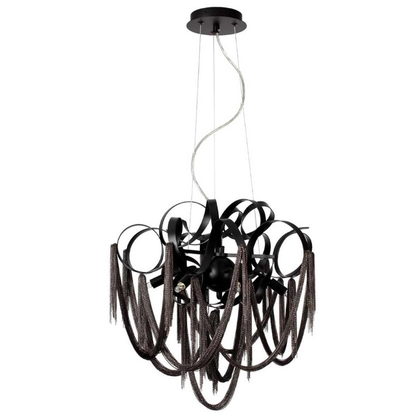 Люстра Odeon Light Chainy Hall ODL24 395 5067/6 G9 6x40W черный