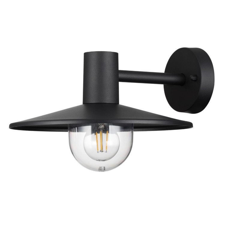 Светильник настенный ландшафтный Odeon Light Furcadia Nature ODL21 645 4833/1W E27 1x40W черный