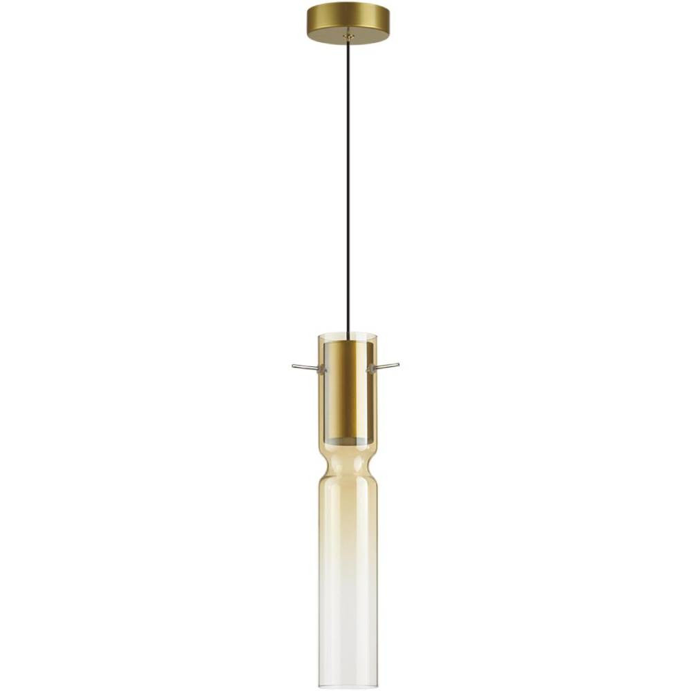 Подвес Odeon Light Scrow Pendant ODL24 323 5058/5LA золотой/янтарный Led 5W 3000K
