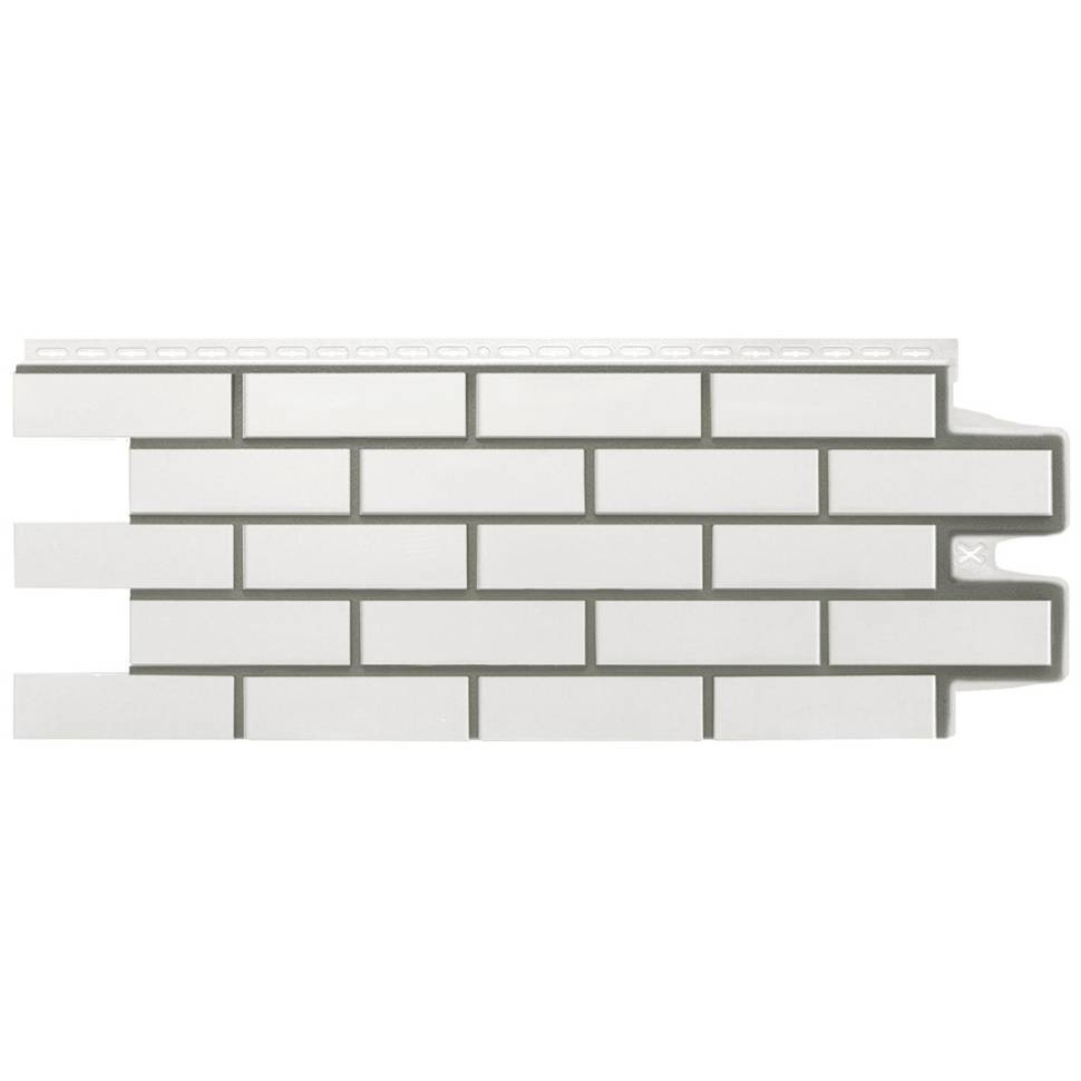 Панель фасадная Grand Line Design Клинкерный кирпич молочный со швом Ral 7006 1105х417 мм