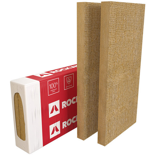 Базальтовая вата Rockwool Фасад Баттс Оптима 1000х600х50 мм 6 плит в упаковке