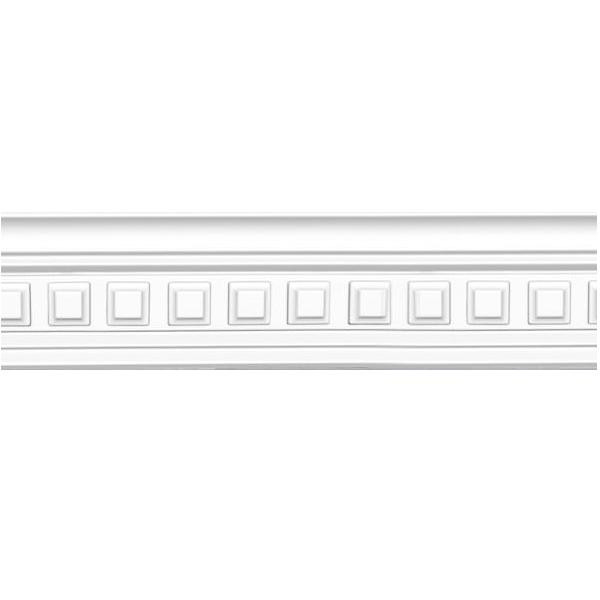 Плинтус потолочный полиуретановый Decomaster 95126F 2400х60х55 мм
