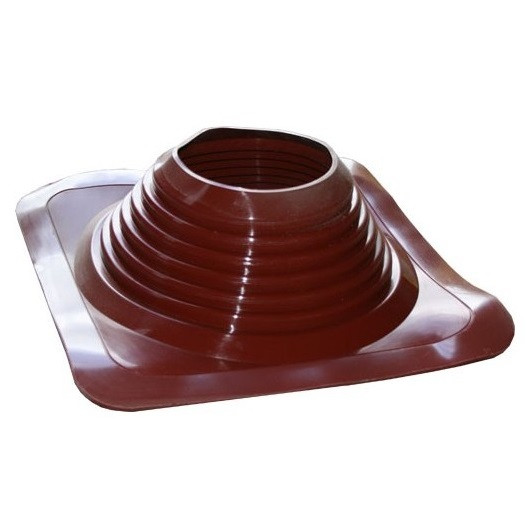 Проход кровли для дымохода Eco Flue Master Roof прямой D200-300 мм красный