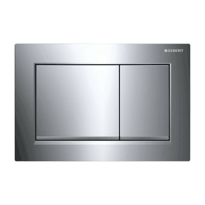 Кнопка для инсталляции Sigma 30 хром глянец/хром матовый Geberit 115.883.KH.1