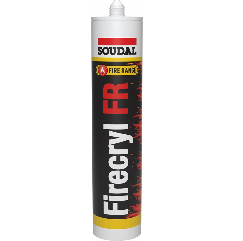 Герметик огнестойкий акриловый Soudal Firecryl FR белый 310 мл