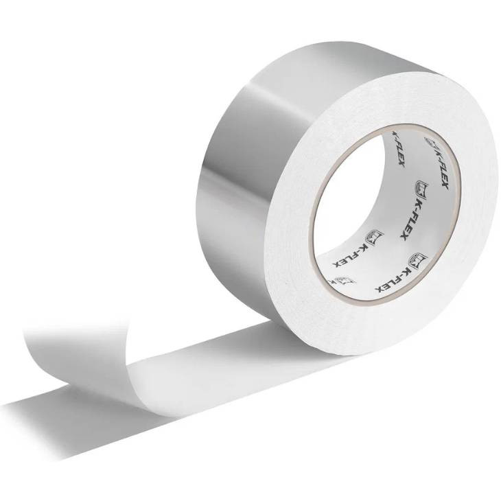 Лента алюминиевая K-flex AA 130 AD ALU 850CG020044 самоклеящаяся 50 м 50 мм