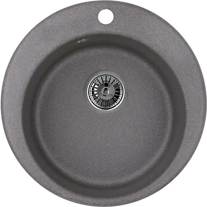 Кухонная мойка Emar Quartz 1475.C кварцевая Антрацит